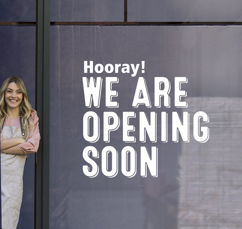 Shop Window Display Store Retail Vinyl Decal Stickers Graphics Sign Signage B84M