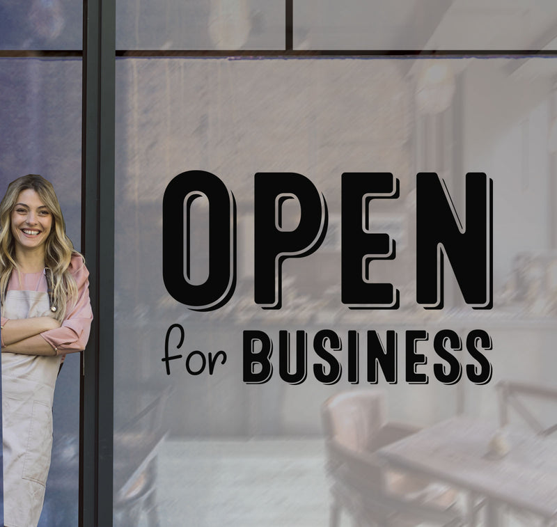 Shop Window Display Store Retail Vinyl Decal Stickers Graphics Sign Signage B85M