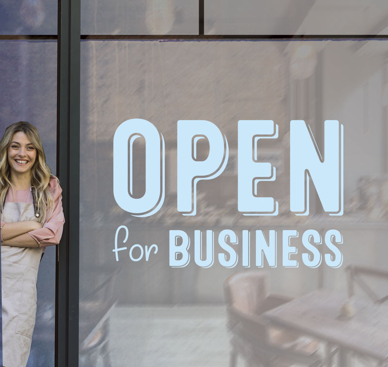 Shop Window Display Store Retail Vinyl Decal Stickers Graphics Sign Signage B85L