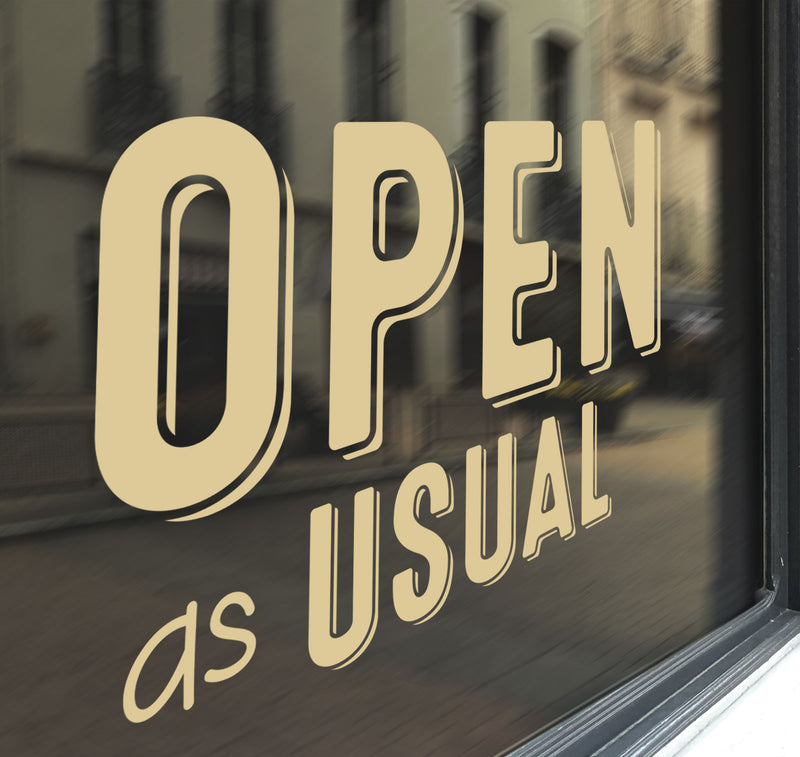 Shop Window Display Store Retail Vinyl Decal Stickers Graphics Sign Signage B86L