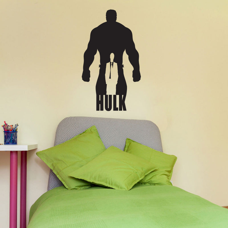 Hulk Business Man Wall Stickers Decal Kids Decor Window Fun Vinyl Colourful A159
