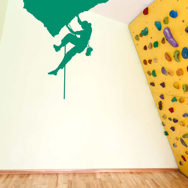 Climber Climbing Wall Window Stickers Decals Fun Kids Decor Colourful Vinyl A125