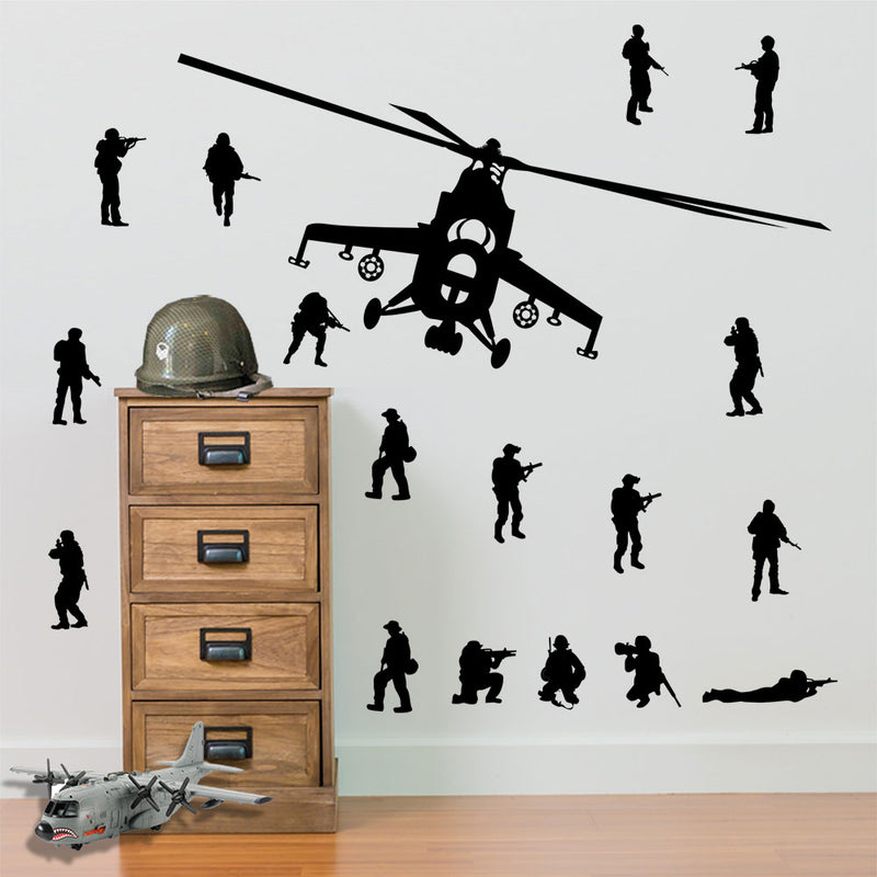 Army Soldiers and Helicopters Pack A9