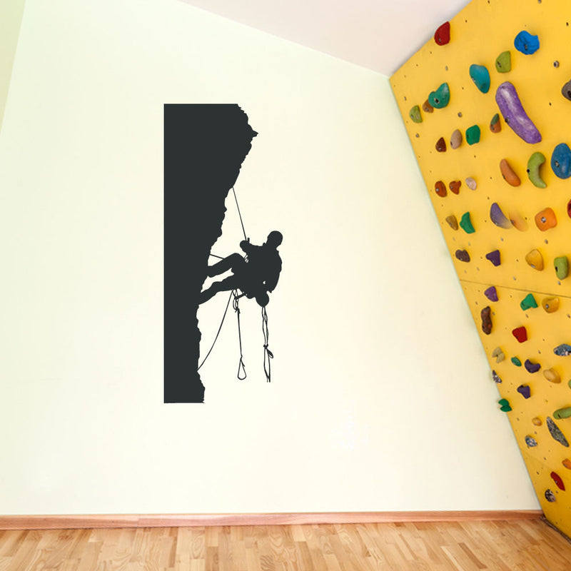 Climber Climbing Man Wall Window Stickers Decals Fun Kids Decor Vinyl A127