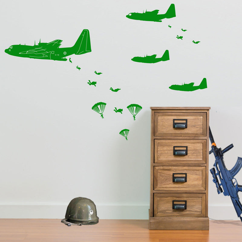 Military Air Assault Wall Stickers A17
