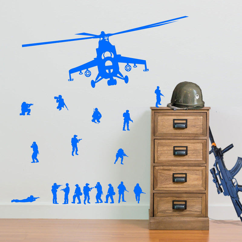 Army Soldiers and Helicopters Pack A9