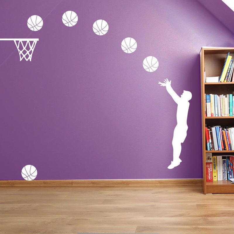 Basketball Player Sports Slam Dunk A38