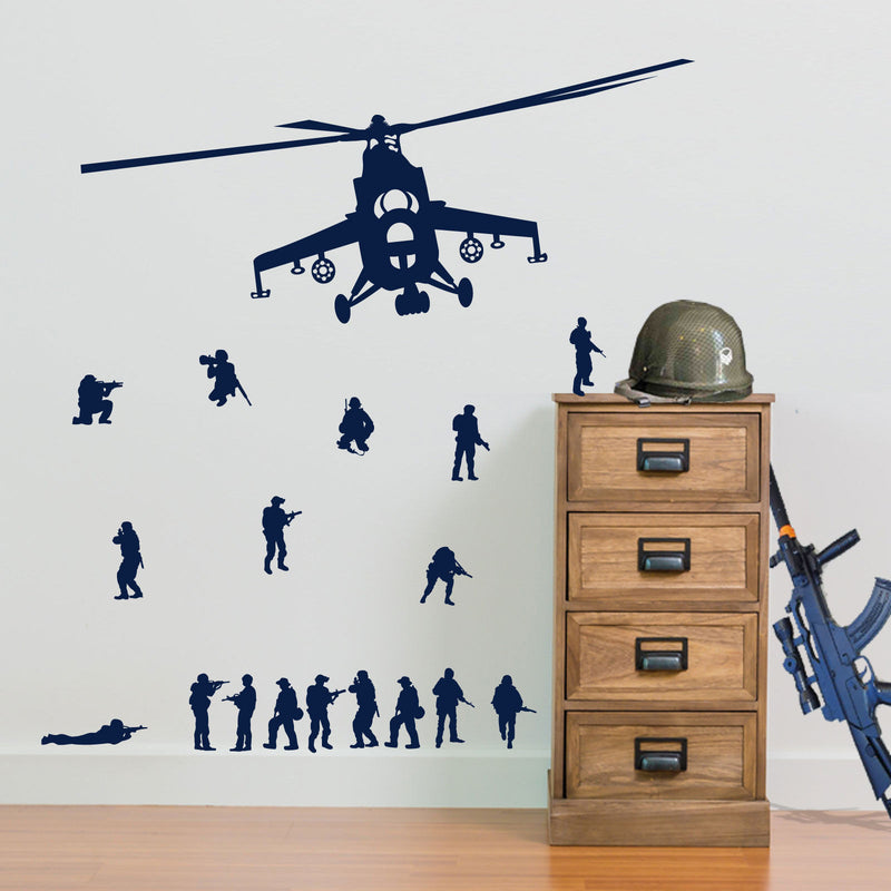 Army Soldiers and Helicopters Pack A9