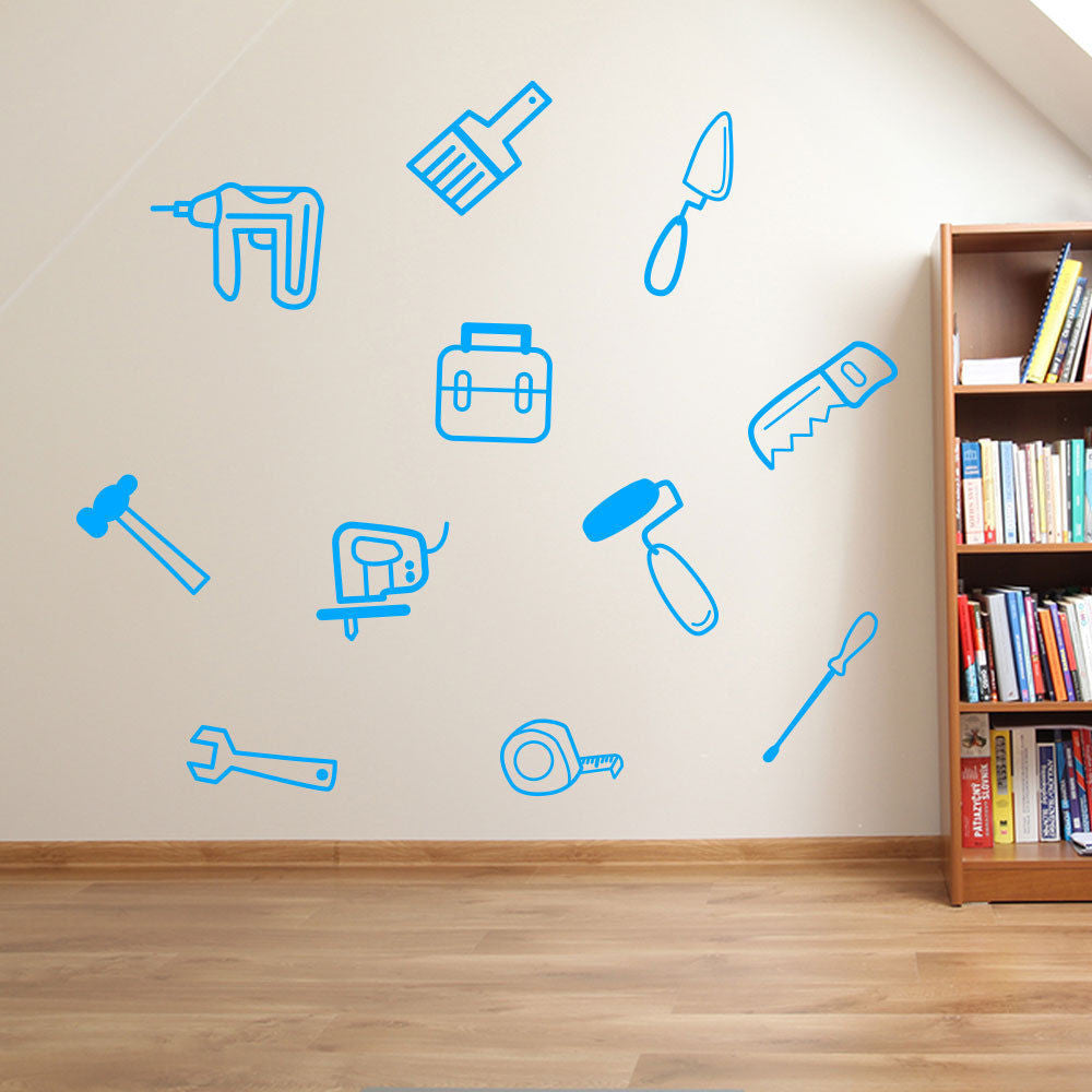 Tool Box Kit Wall Stickers A28