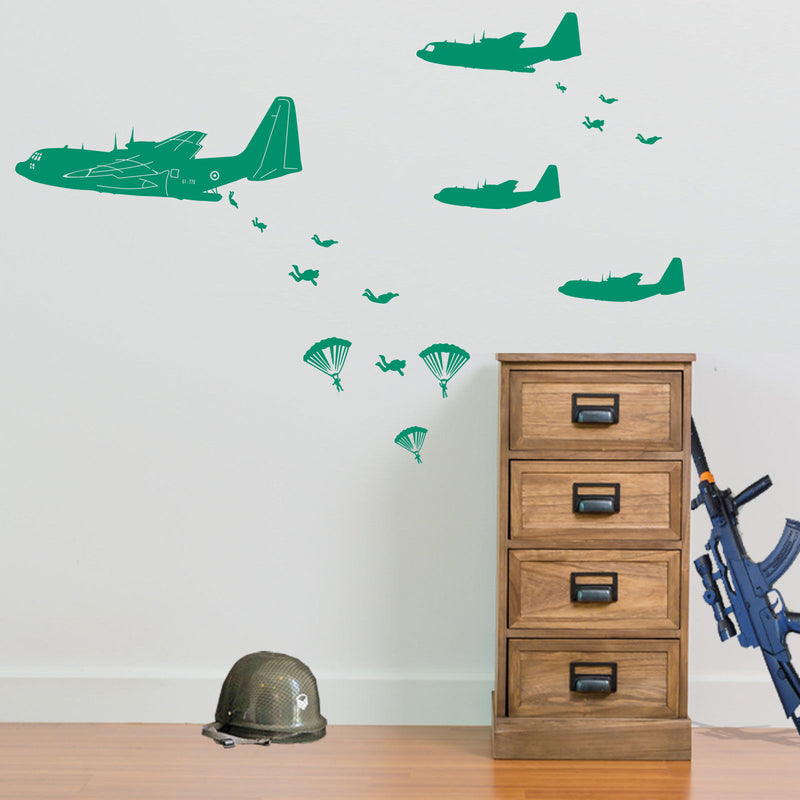 Military Air Assault Wall Stickers A17
