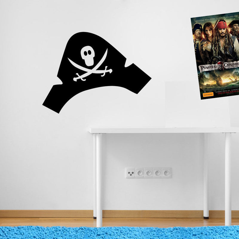 Pirate Hat Cap Pirate Treasure Stickers A51