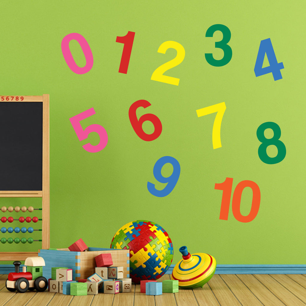 Nursery 1 to 10 Kids Stickers A8