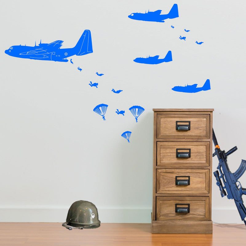 Military Air Assault Wall Stickers A17