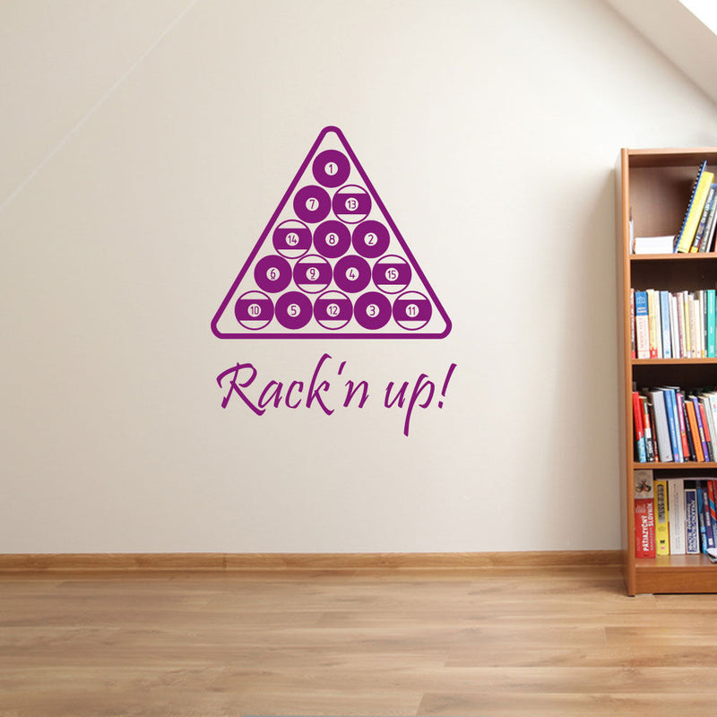 Pool Set Triangle Sticker A67