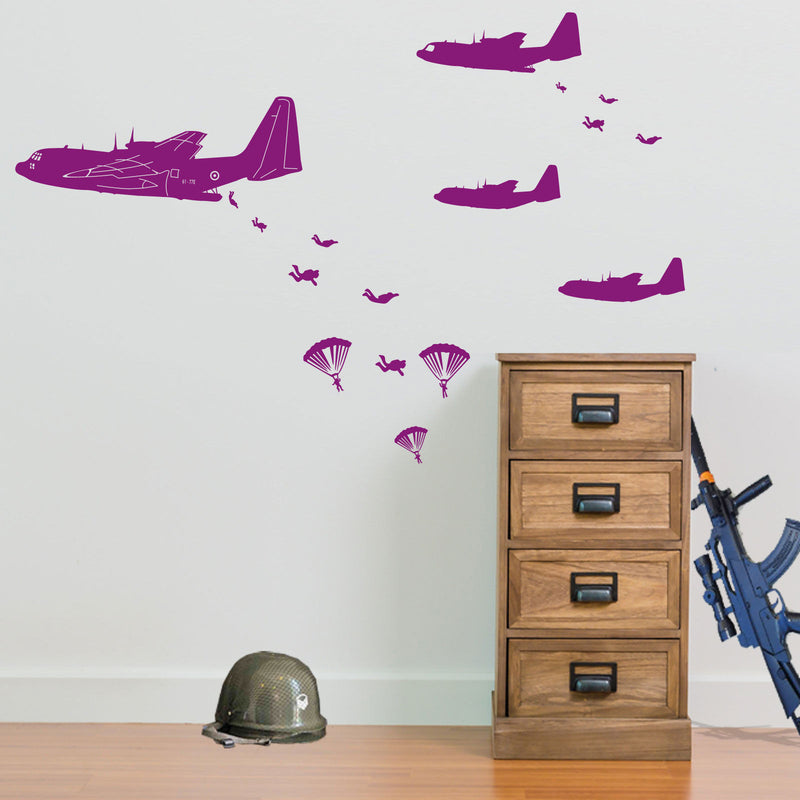 Military Air Assault Wall Stickers A17