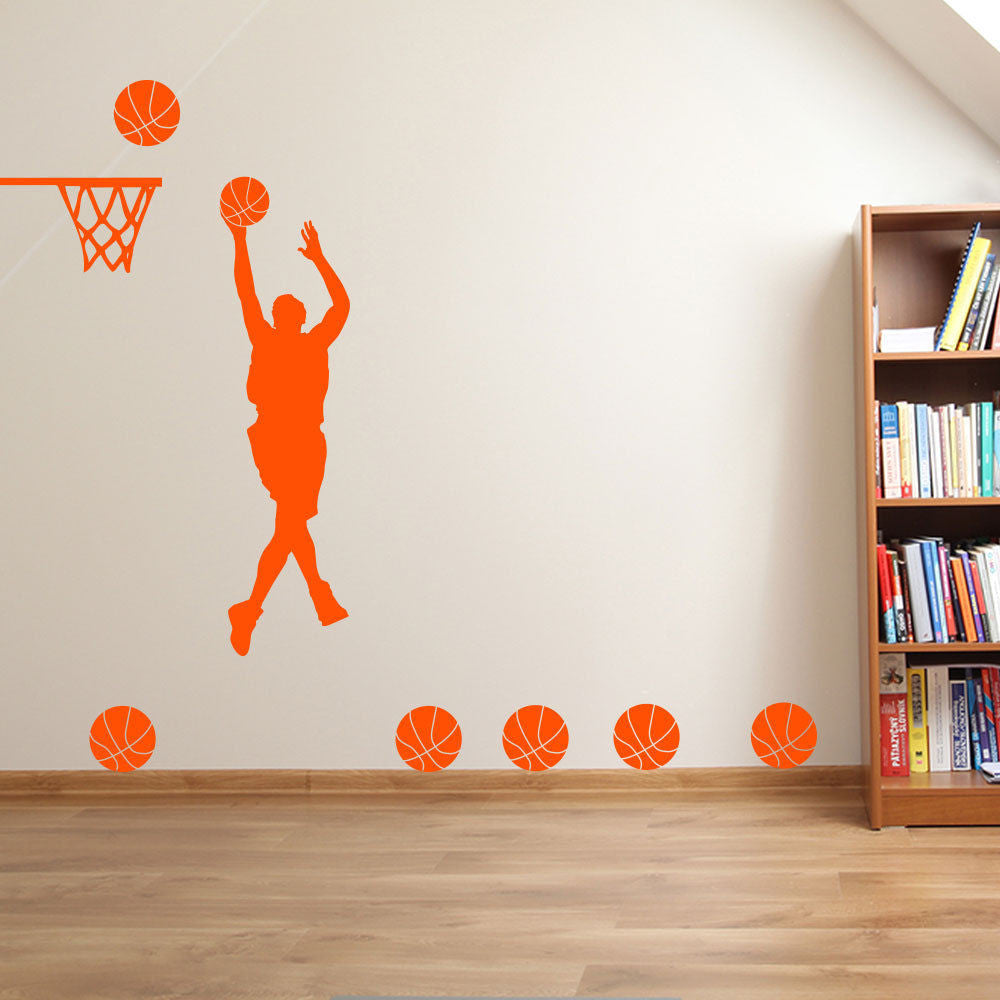 Basketball Player Hoop A36