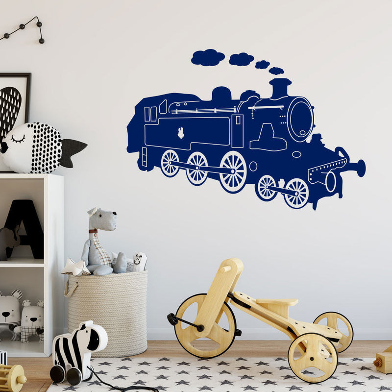 Steam Engine Wall Sticker A84