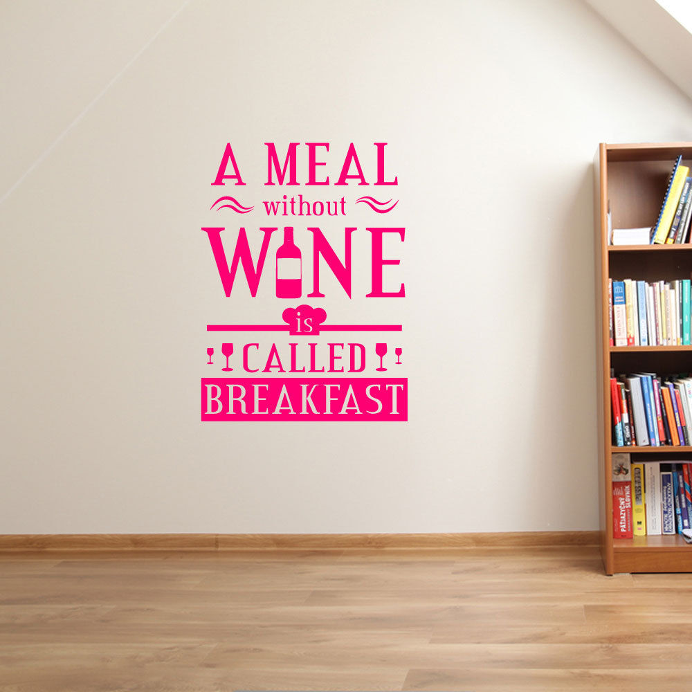 A Meal Without Wine Decal A92