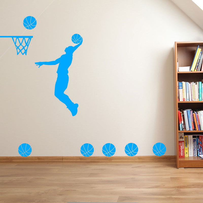 Basketball Player Slam Dunk A37