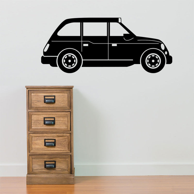 London Taxi Old Style Transport UK New Children Street Wall Stickers Decals B8