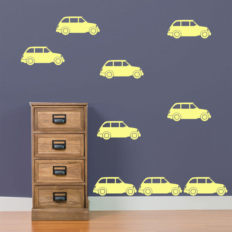 London Taxi Old Style Transport Pack 9 Children Street Wall Stickers Decals B9