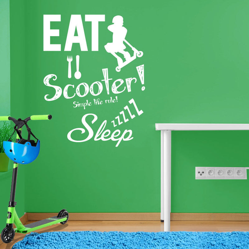 Stunt Scooter Wall Decal A102