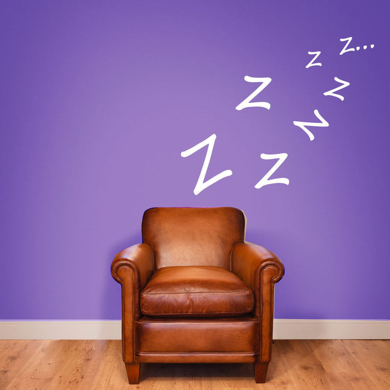 Vinyl Z,Z,Z… Stickers Sleeping A56