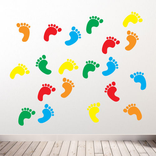 Footprint Wall Stickers A62