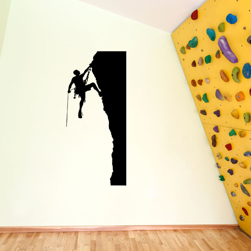 Climber Climbing Man Wall Window Stickers Decals Fun Kids Decor Vinyl A128