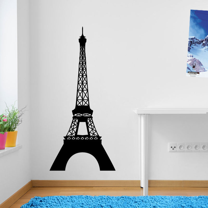 Eiffel Tower Paris Wall Window Stickers Decals Vinyl Home Decor Colourful A126