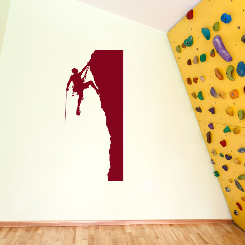 Climber Climbing Man Wall Window Stickers Decals Fun Kids Decor Vinyl A128