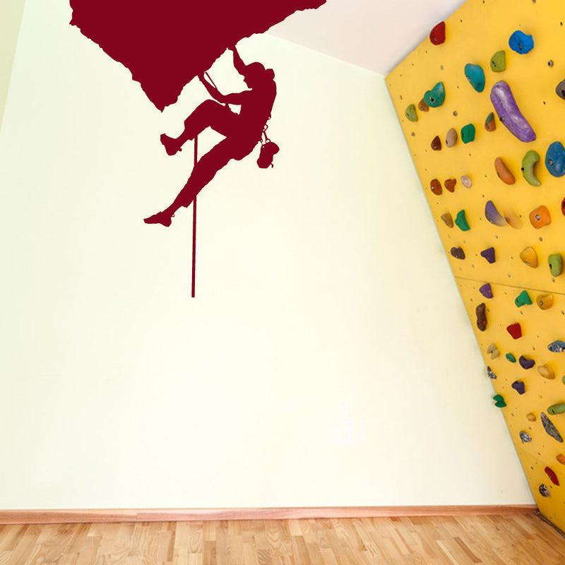 Climber Climbing Wall Window Stickers Decals Fun Kids Decor Colourful Vinyl A125