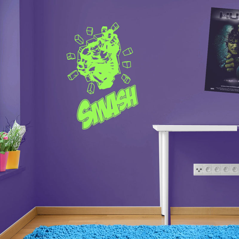 Hulk Smash Wall Stickers Decals Kids Decor Window Fun Vinyl Colourful A155