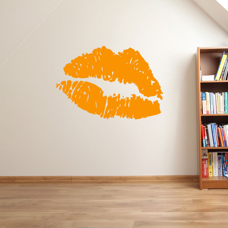 Lip Print Kiss Wall Window Stickers Decals Decor Fun Vinyl Colourful A132