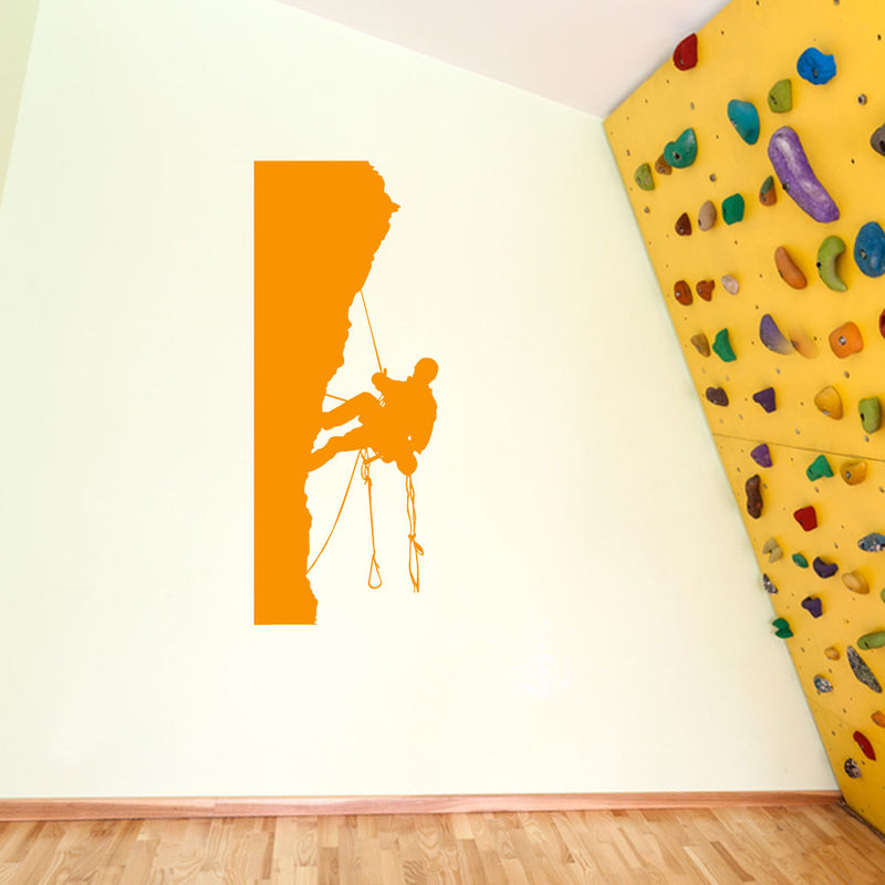 Climber Climbing Man Wall Window Stickers Decals Fun Kids Decor Vinyl A127
