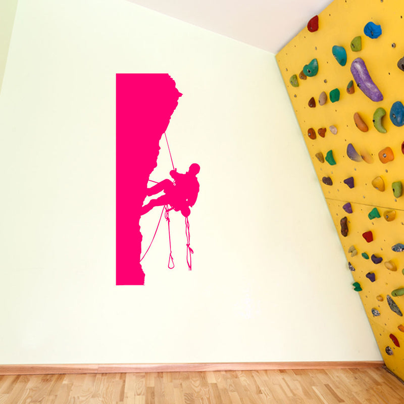 Climber Climbing Man Wall Window Stickers Decals Fun Kids Decor Vinyl A127