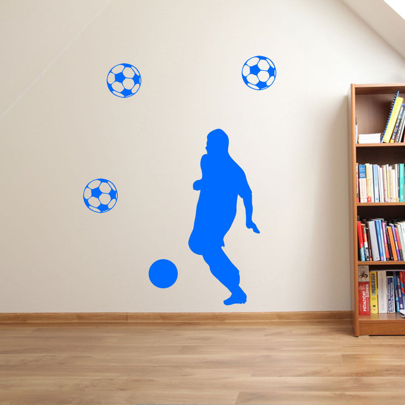 Football Figure Wall Sticker A73
