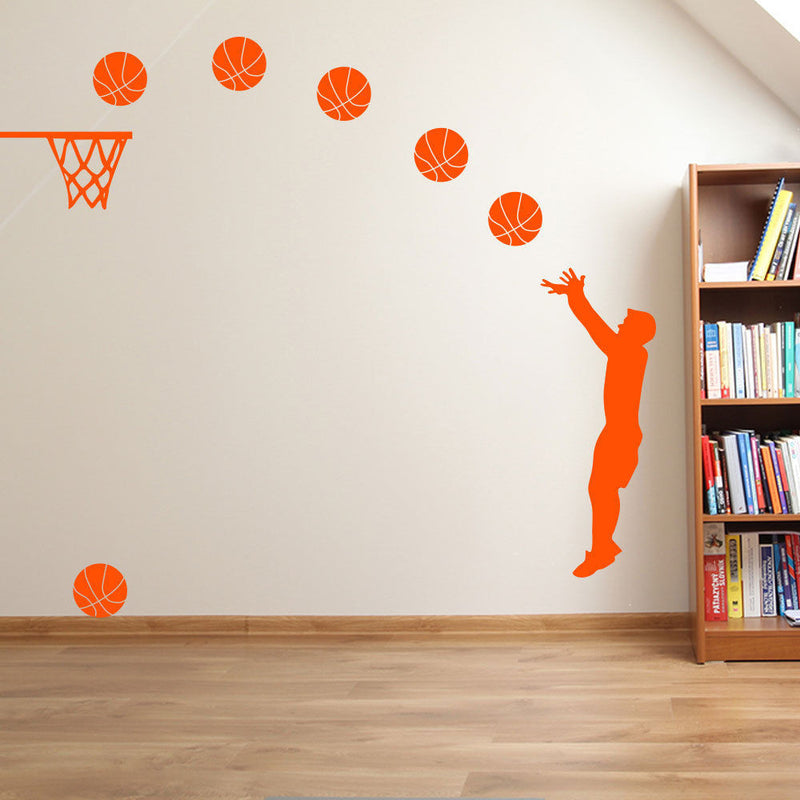 Basketball Player Sports Slam Dunk A38
