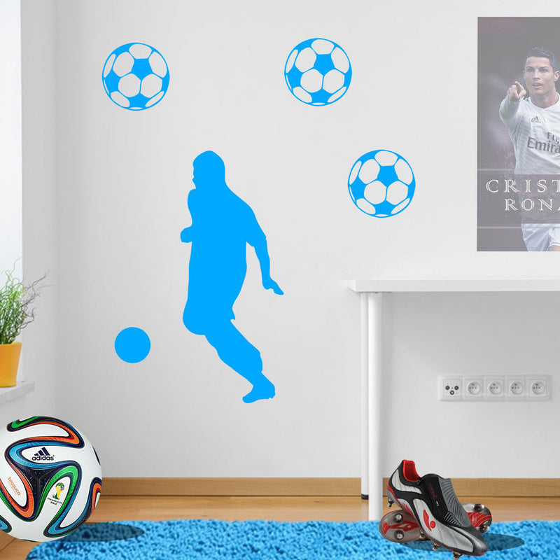 Football Figure Wall Sticker A73