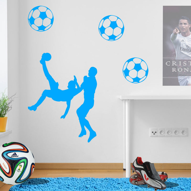 Football Duo Wall Sticker A76