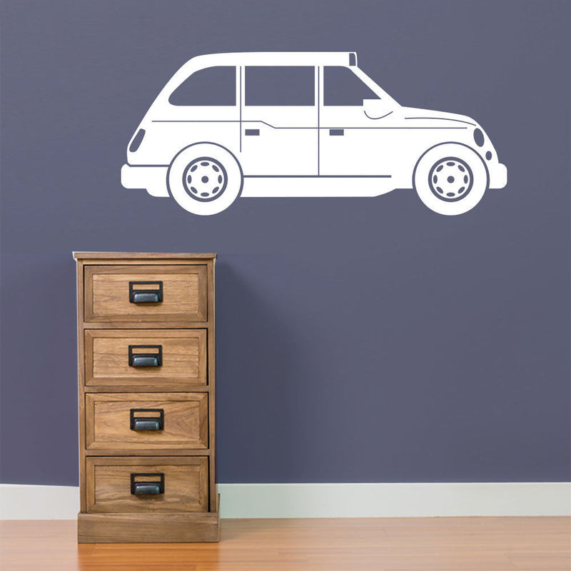 London Taxi Old Style Transport UK New Children Street Wall Stickers Decals B8