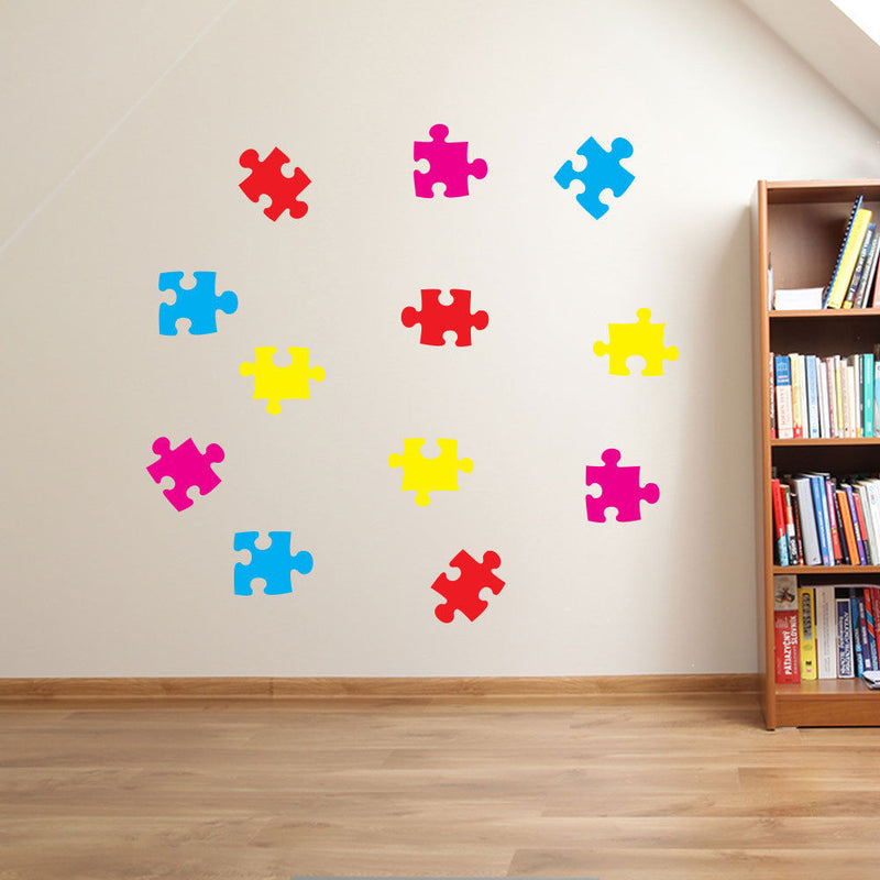 Jigsaw Pieces Wall Stickers Nursery A27