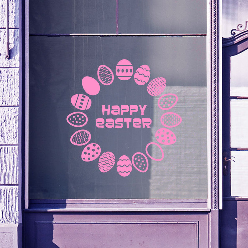 Easter Circle Wall Stickers A81