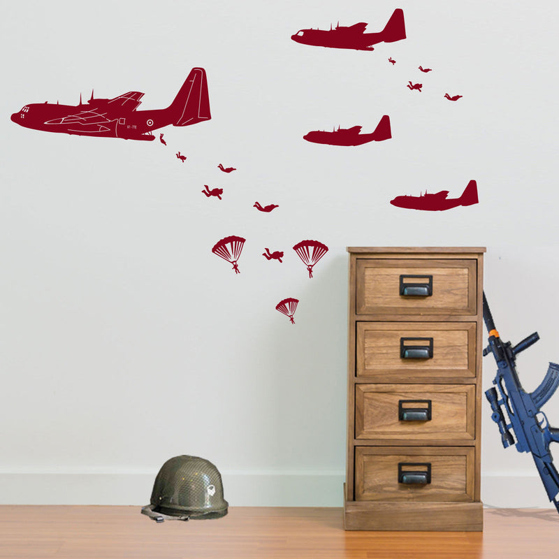 Military Air Assault Wall Stickers A17