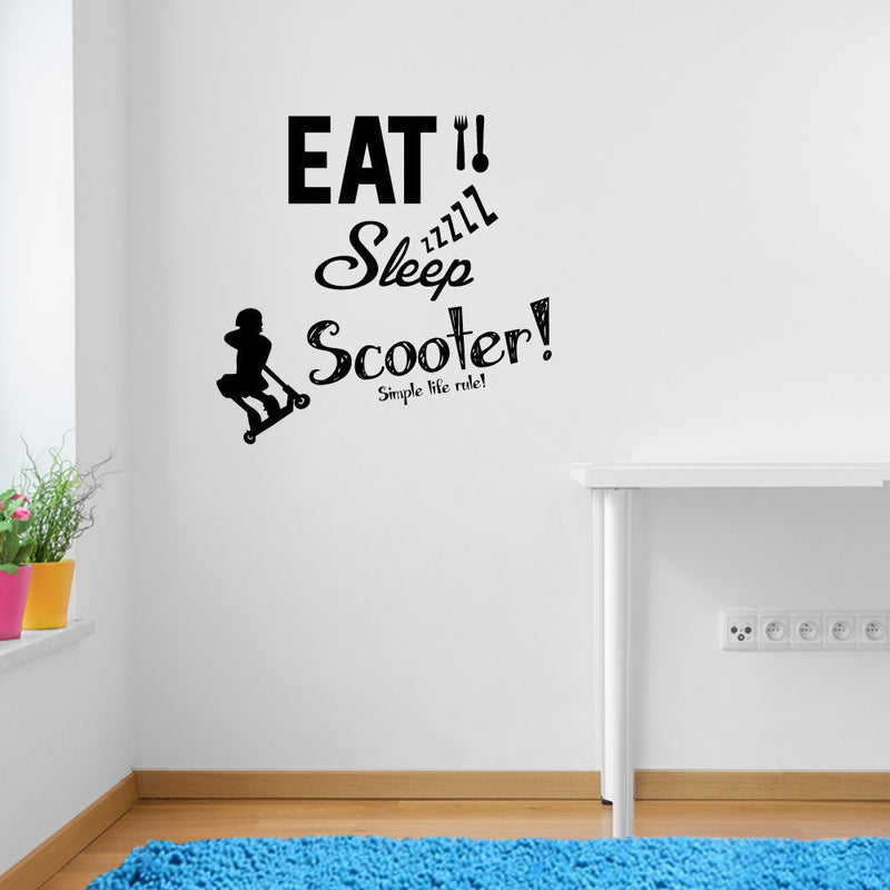 Stunt Scooter Wall Decal A102