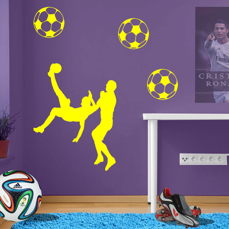 Football Duo Wall Sticker A76