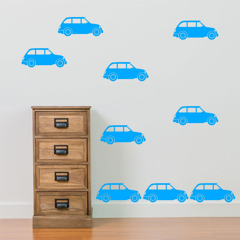 London Taxi Old Style Transport Pack 9 Children Street Wall Stickers Decals B9