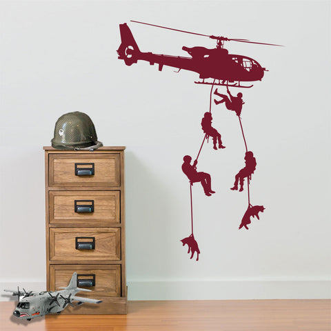 Army themed wall stickers