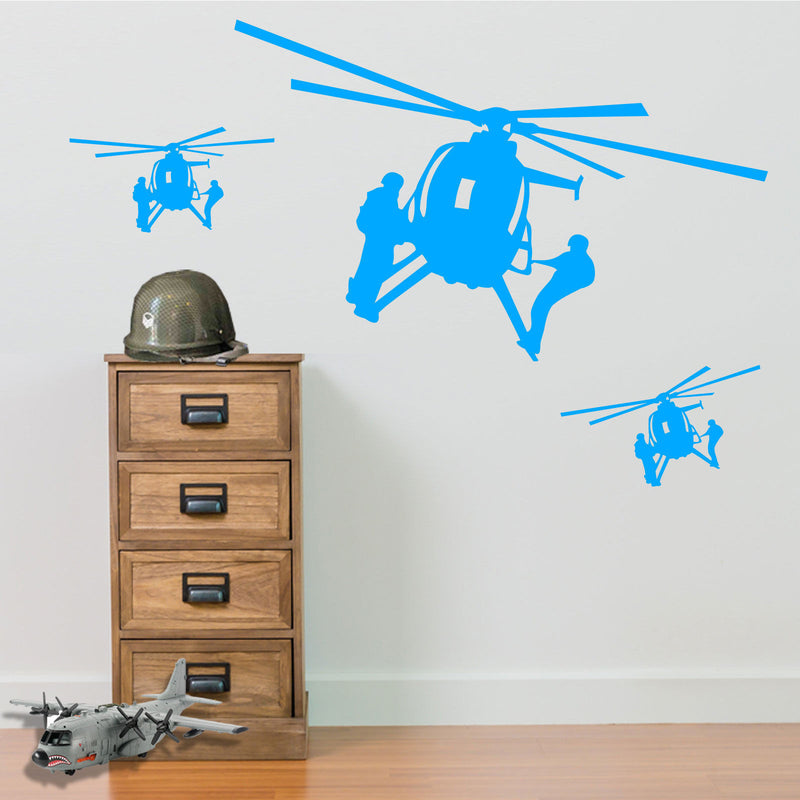 Military Helicopters Stickers