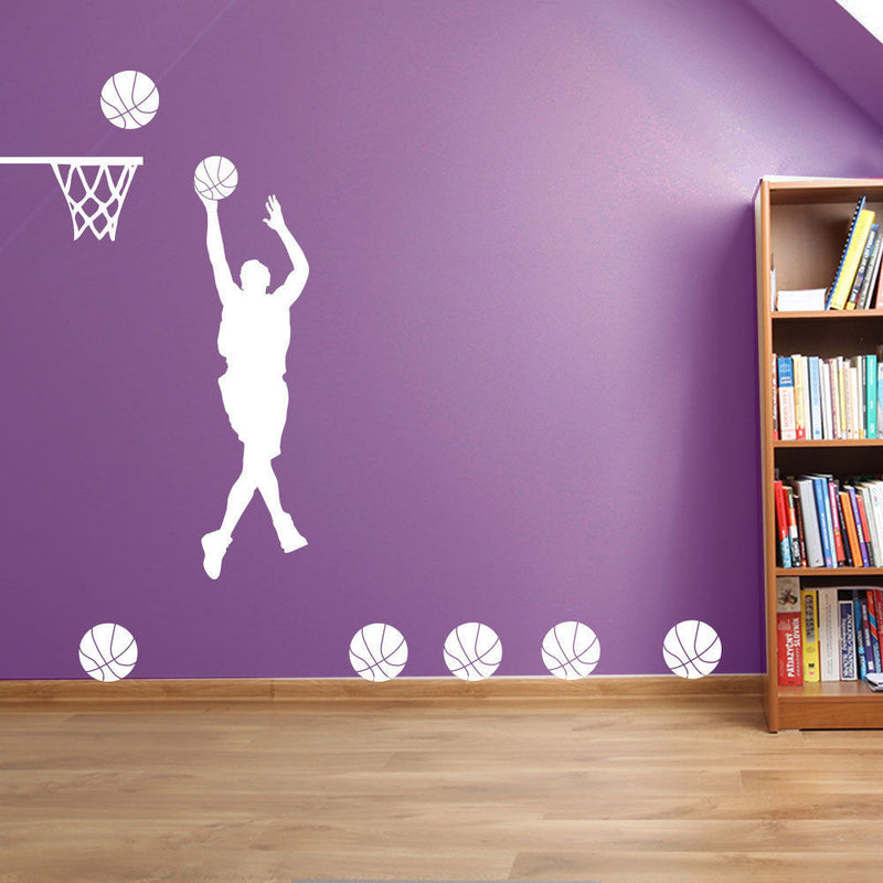 Basketball Player Hoop A36